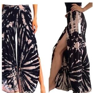 Young Fabulous & Broke Palms Split Wide Leg Pants